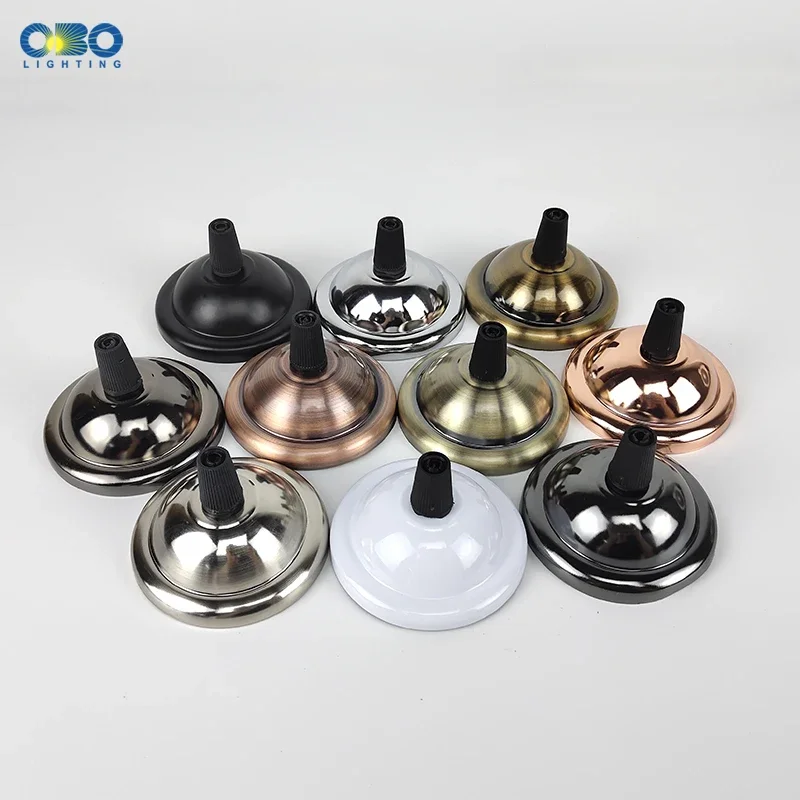 Lamp Fittings Ceiling Plate Lamp Base DIY Round Iron+ Lock Line 66mm Pendant Base Ceiling Plate lamp holder lamp bulb holder lamp base
