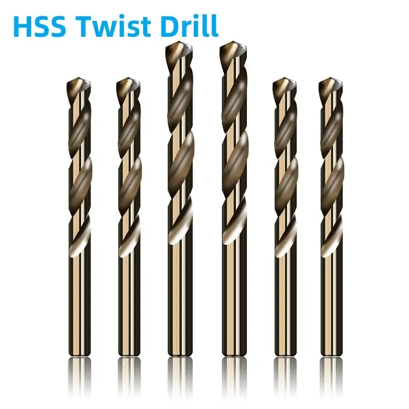 HSS M35 Cobalt Coated Twist Drill Bit Set For Wood Metal Drilling