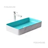 Luxury Ceramic Bathroom Sinks Colored Washbasin Home Wash Basin Mirror European Bathroom Washbasins Washing Sinks Hand Basin XY 6