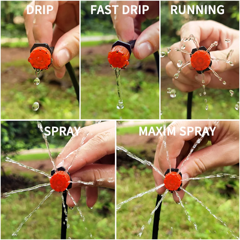 5M-60M Drip Irrigation System Plant Watering Set Watering Kits Adjustable Drippers For Irrigation Micro Garden Watering System - 6