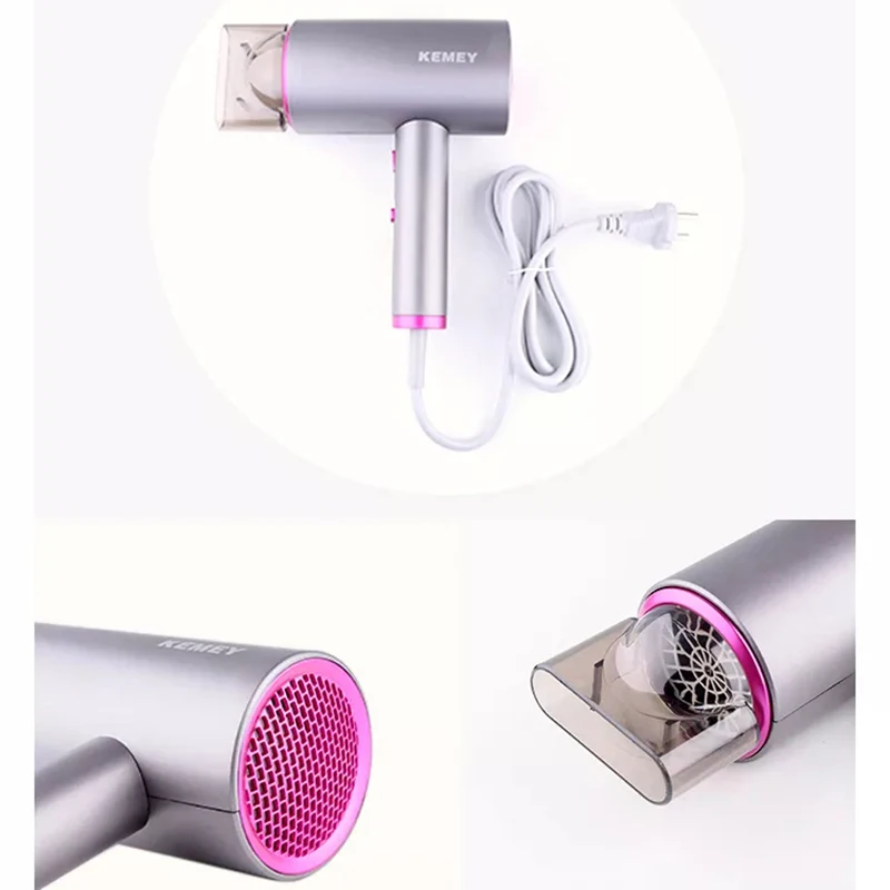 Kemei Salon 4000W Powerful Electric Hair Dryer Negative Ion Hair Care Professional Quick Dry 220V Blow Dryer Household KM-8221 5