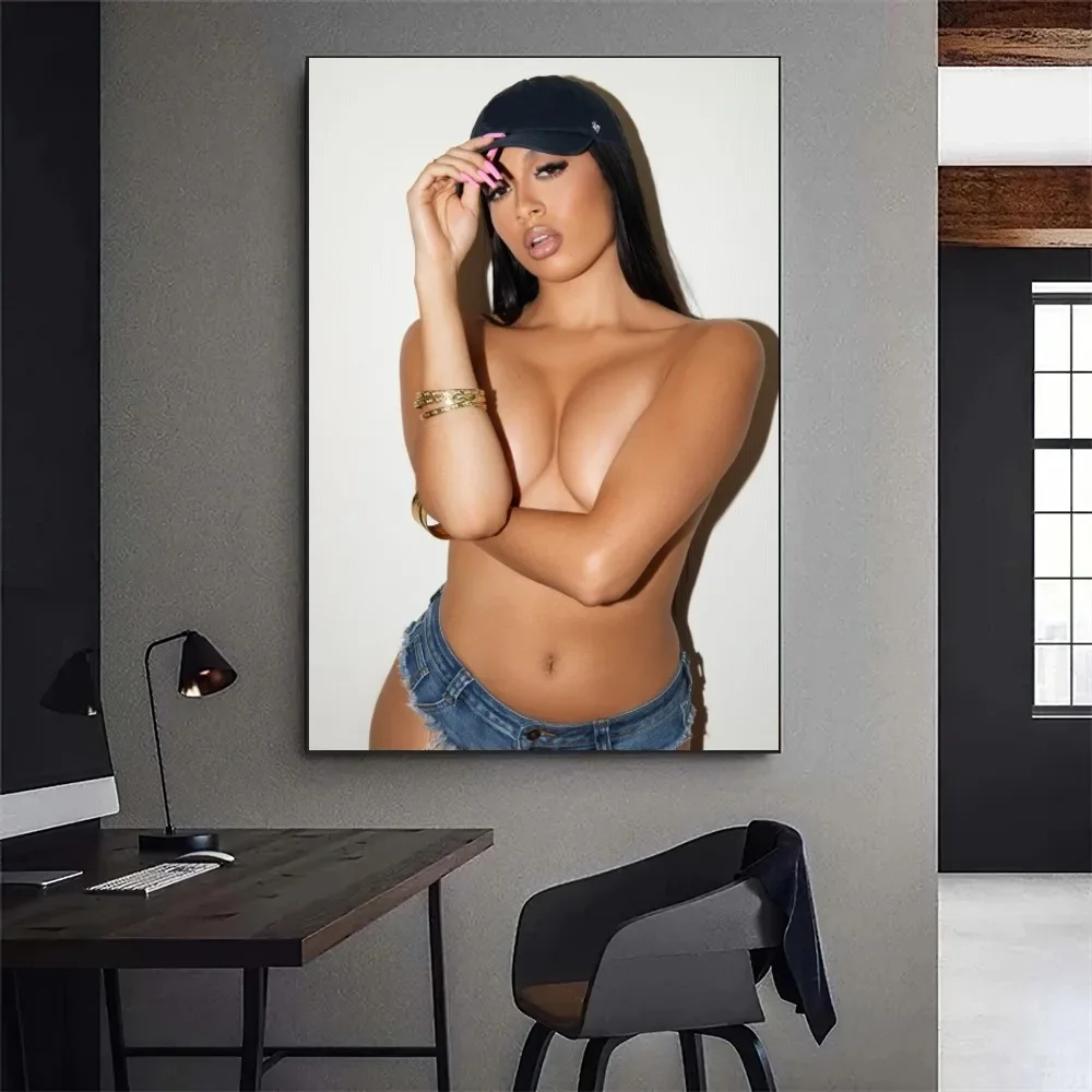 Big Latto Rapper Seven Poster Gallery Prints Painting Wall Canvas Pictures  Living Room Sticker - AliExpress