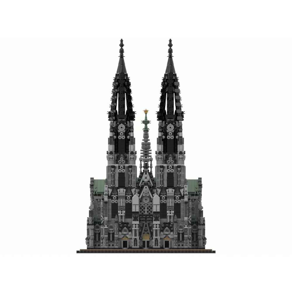 8348PCS Cologne Cathedral Modular MOC Creativestreet view