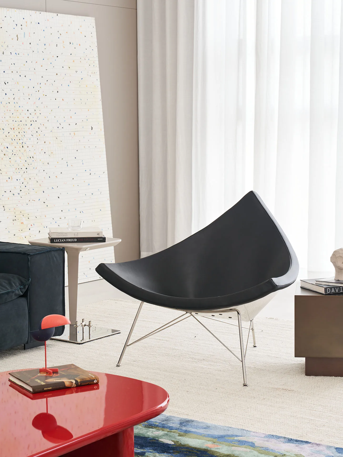 

Italian Sofa Chair Living Room Lazy Lounge Chair / YJ