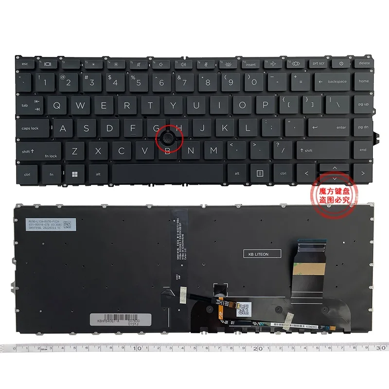 New Us Keyboard Backlight For Hp Elitebook 745 840 845 G7 G8 Zbook14 G7 G8 Keyboard Backlight