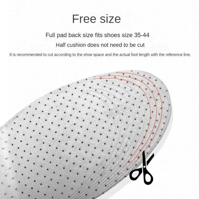 thumbnail image 4 of Plantillas de EVA Espuma viscoelástica transpirables de longitud completa Aumento de altura Invisible Inserciones elevadoras de talón Almohadillas para levantar zapatos Unisex, 4 of 5