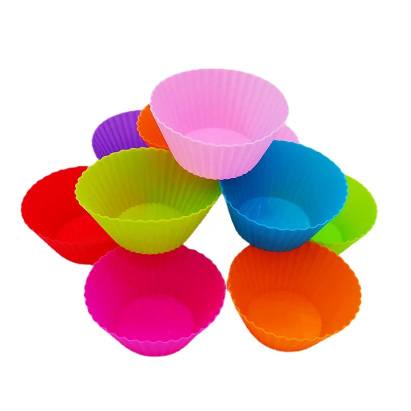 

Circular Silicone Cake Mold, Muffin Paper Cup, Kitchen Cooking Tool, DIY Cake Decoration Tool