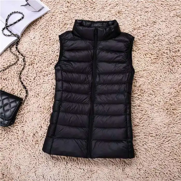 Lightweight Down Jacket Spring Autumn Winter Casual Women's Vest Casual Fashion Inside and Outside Wear