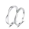 Real 925 Sterling Silver D Color Moissanite Ring Wedding Couple Rings Valentine's Day Anniversary Gift Unisex Band for Women Men 1