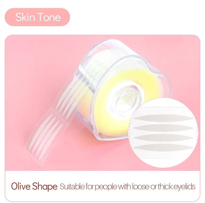 H&L SINCE 1990 Double Evelid Tape, bequem, atmungsaktiv, Double Evelid, weiß, braun, hochwertige Make-up-Tools – Detail 10