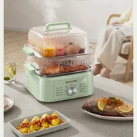 MultiFunction Electric Steamer, 3Tier Steaming Pot for Home Use, Compact Steamer for Buns and Dumplings, Easy Clean Appliance 1