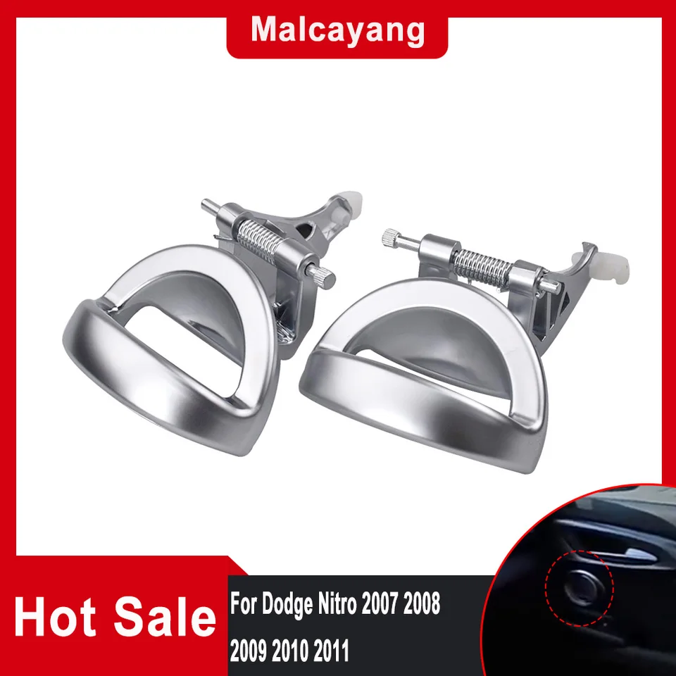 Chrome Interior Door Handle - Driver Side Front/Rear For 2007-2011 Dodge Nitro 13 thumbnail image