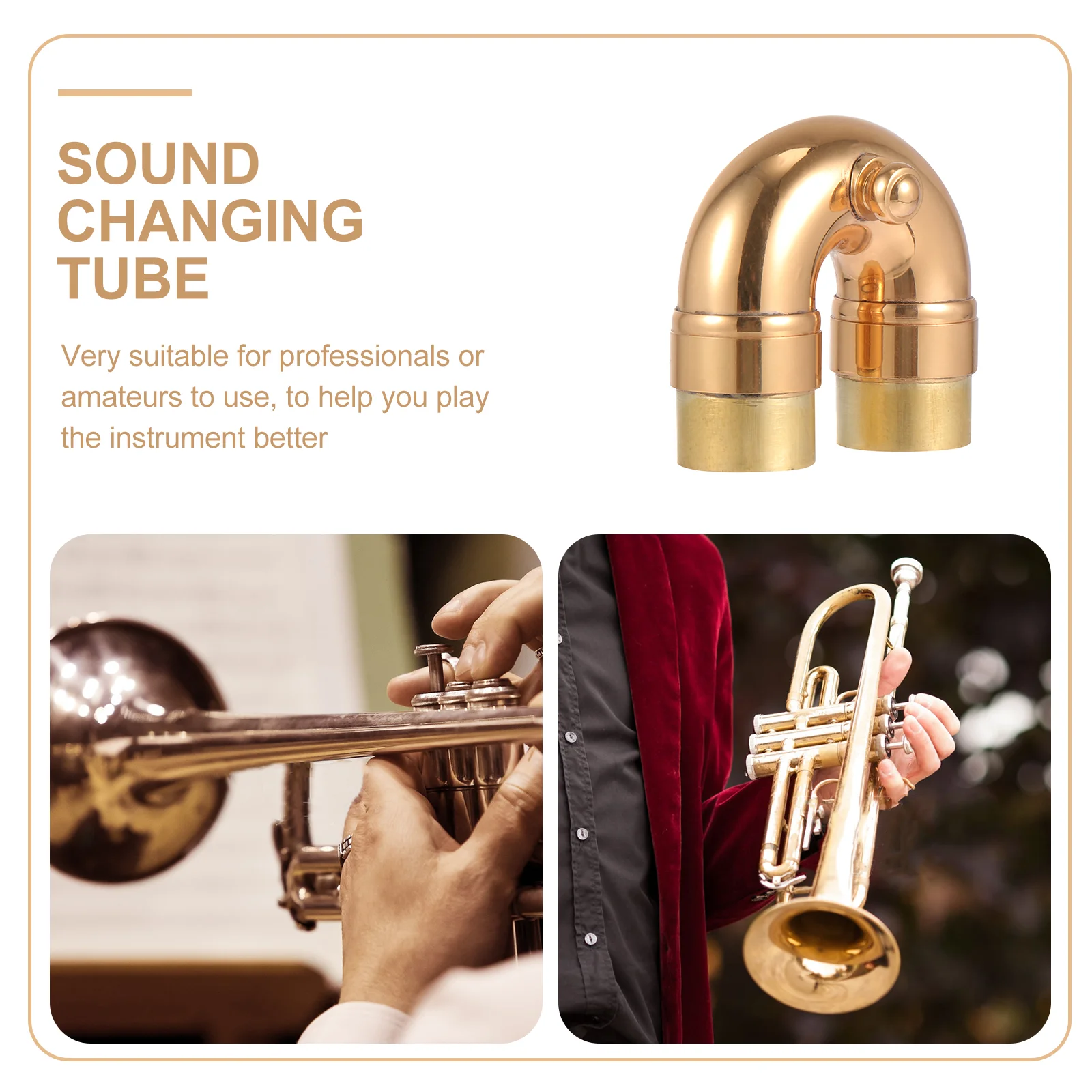 trumpet instrument replace trumpet muffler accessories saxophone elbow bend neck brass trumpet replacement accessory musical instrument part