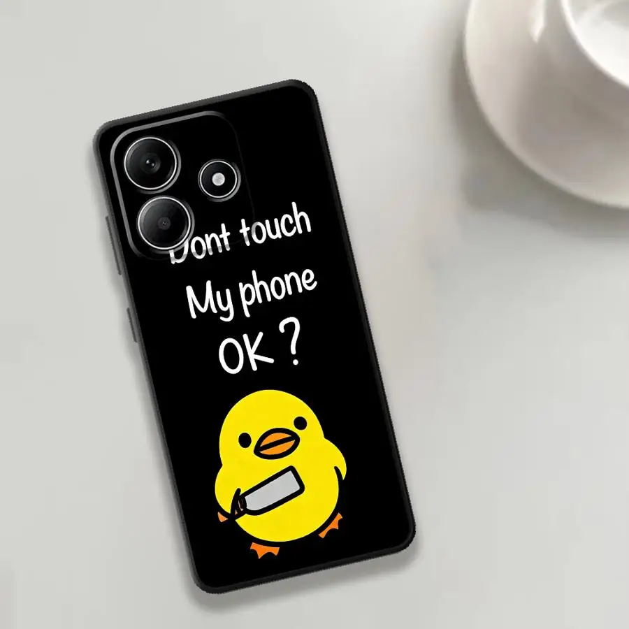 Stylish 'Don't Touch My Phone' Protective Phone Cover
