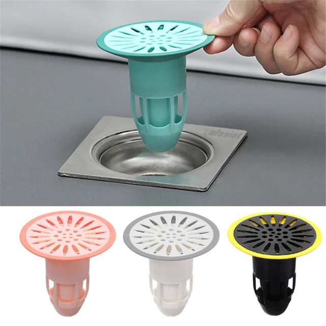 Universal Drain Cover Hair Catcher Silicone Pop-up Bathtub Drain Stopper  Shower Drain Plug Hair Stopper - Drains - AliExpress