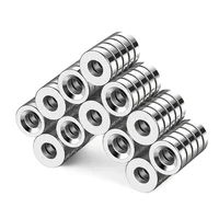10x5-M3/12x5-M3/15x3-M4 Hole Strong Countersunk Round  Neodymim Imans Powerful Rare Earth Permanent Fridge Magnts with hole 1