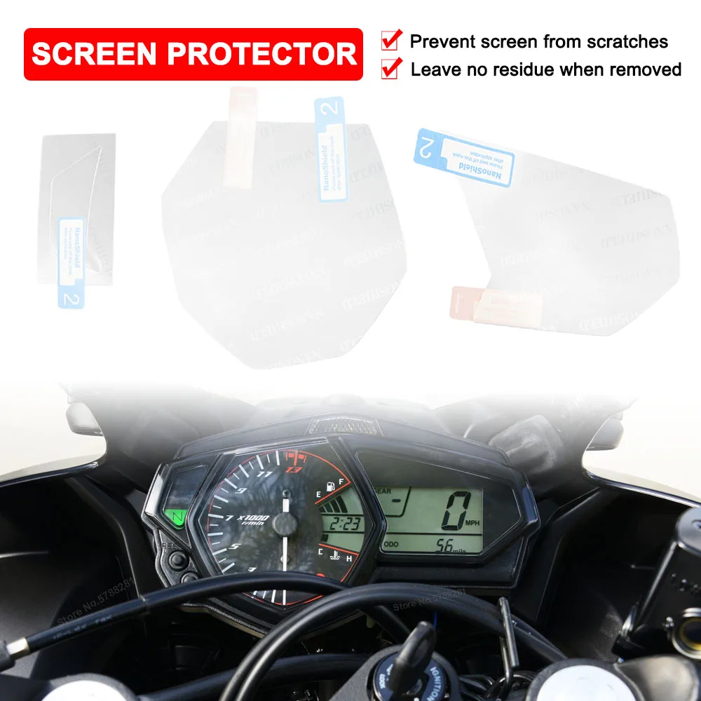 

Screen Protector Film For Yamaha MT03 2006-2019 R25 R3 2015-2018 Motorcycle Speedometer Instrument Cluster Scratch Protection