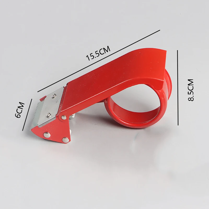 Tape Cutter Creative Paper Box Tape Holder Transparent Tape Cutter Metal Sealing Device 6cm Thick Iron Manual Tool Sealing Packaging Machine