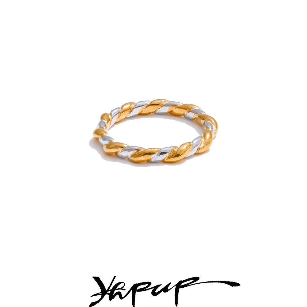 Yhpup Minimalist Mix Finger Ring Women