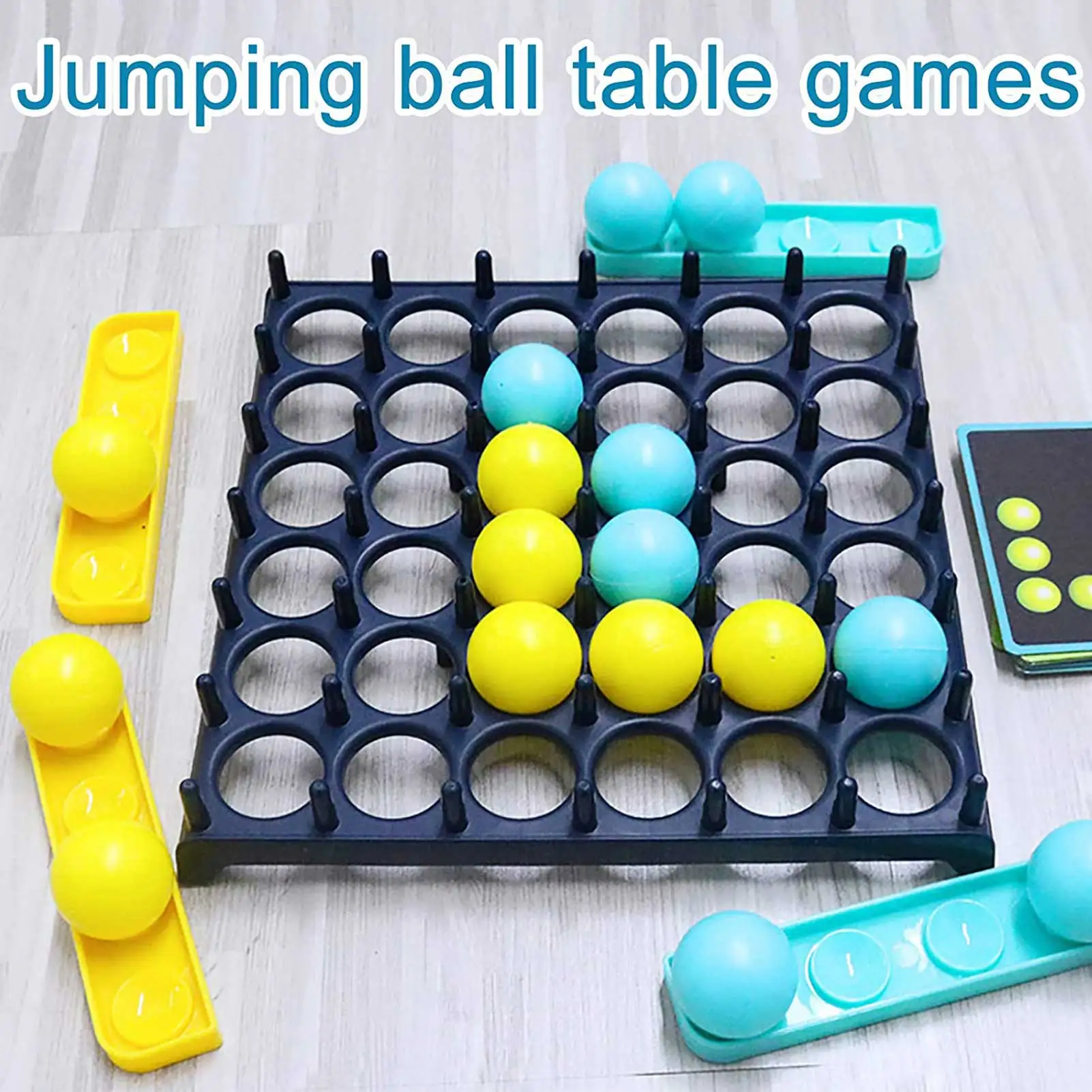 

NEW Bounce Off Game Jumping Ball Board Games for Kids 1 Set Activate Ball Game Family and Party Desktop Bouncing Toy Toys