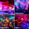 U'King 2Pcs 36W Wall Washer Lights Bar RGB 252LEDs Stage Light Bar DMX512 Wash Light For DJ KTV Concert Party Weddings Nightclub 4