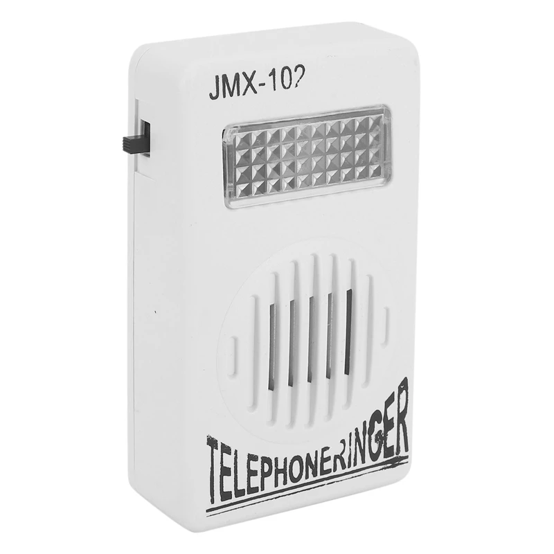 Hot TTKK 3X RJ11 Adapter Louder Telephone Ring Flash Amplifier Ringer For Landline Telephone
