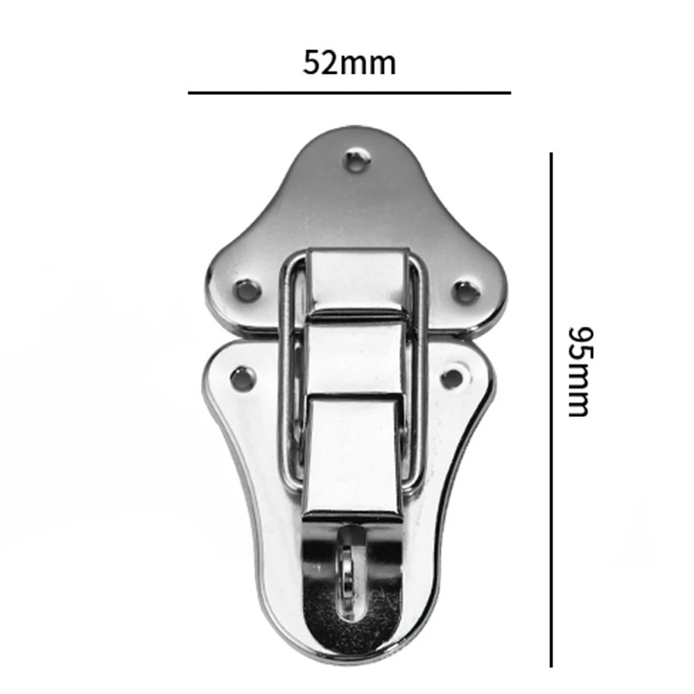 Flight Case Lock Aviation Box Lock Business Home 52mm Width 95mm Size Iron Material Pre-drilled Holes For Boxes