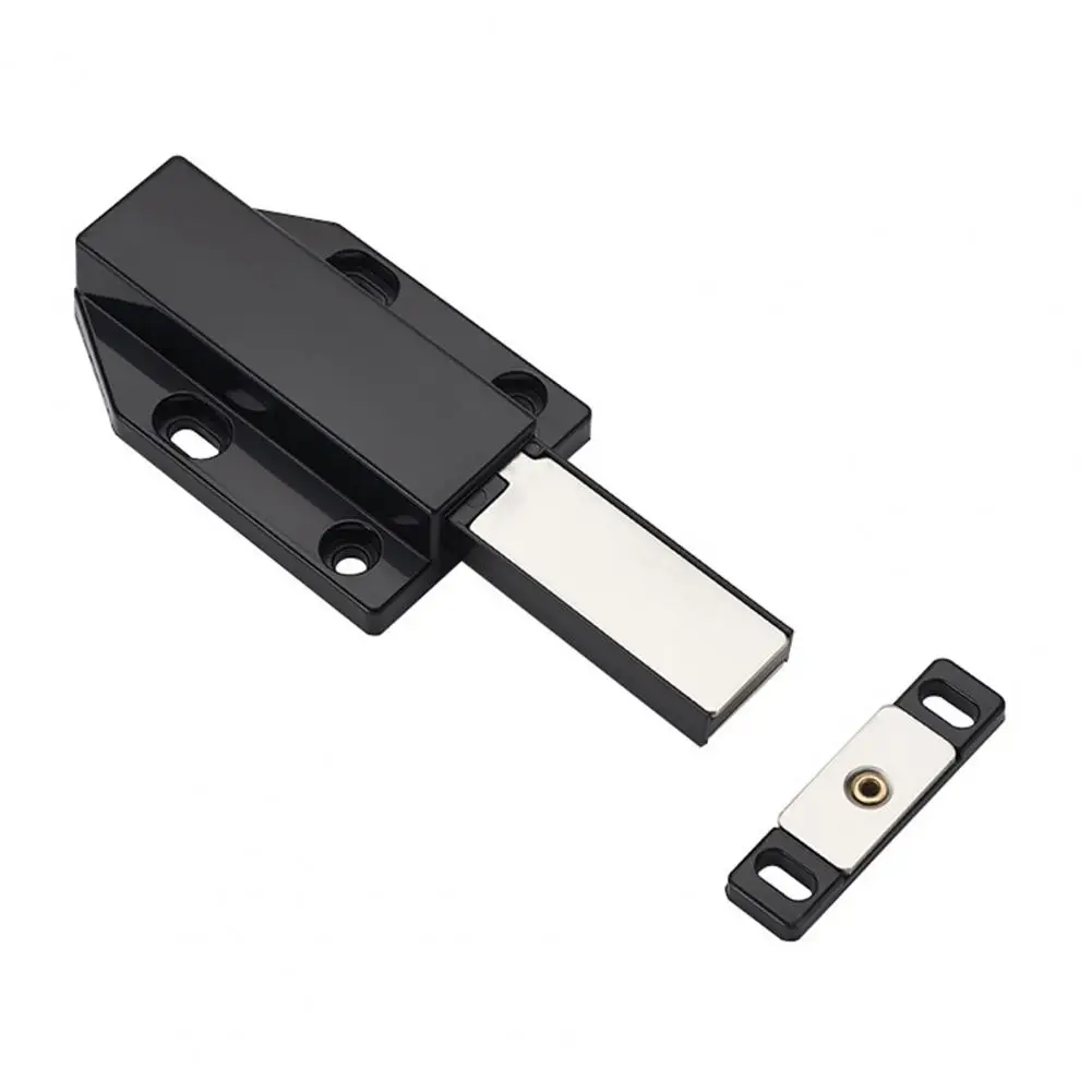 Cabinet Door Push Latch Strong Suction Push To Open ABS Single-headed Magnetic Release Latch for Sideboard