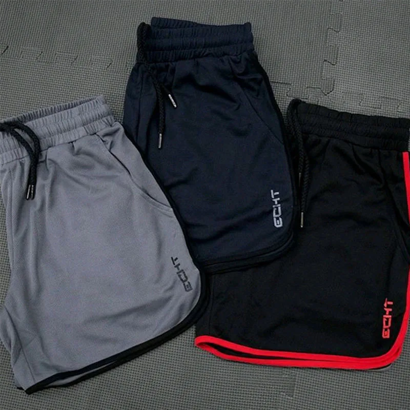 Men Fitness Shorts Summer Gyms Workout Male Breathable Mesh shorts Quick Dry Sportswear Jogger Beach Short Pants Men sweatpants 6