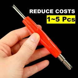 1~5 Pcs Car Motorcycle Bike Tire Screwdriver Valve Stem Core Remover Insertion Repair Tool By 2 Ways Practical Car Styling