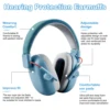Children Kids Ear Protector Earmuffs Kids 27dB Hearing Protection Soundproof Headphone Safety Reduction Ear Muff Noise Cancellin 3