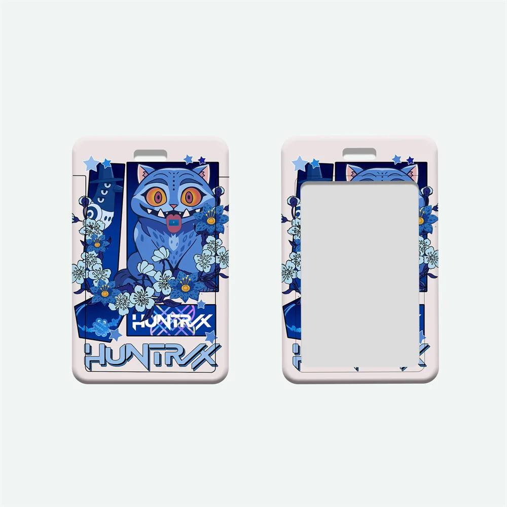 Kpop Demon Hunters Card Holder Keychain HUNTRIX Saiaboy Cartoon