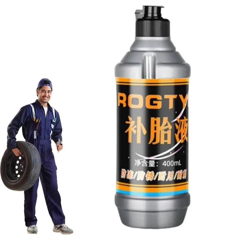 

Герметик для шин | Набор для ремонта шин 400 мл | Неразрушающий комплект для быстрого ремонта плоских шин для маленьких и средних колесных дорожных автомобилей