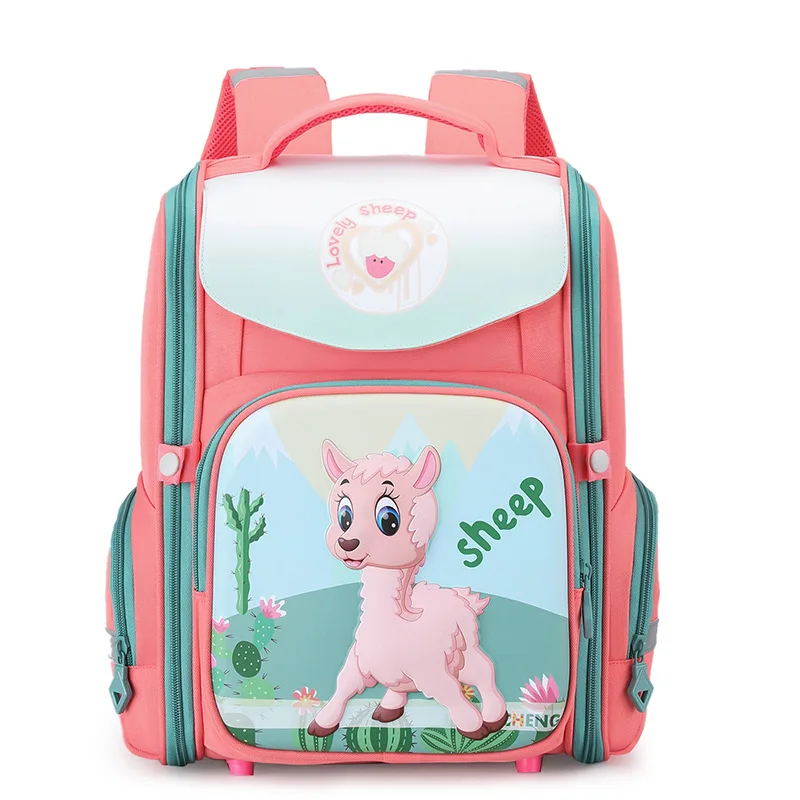 

Unicorn Cartoon Kids School Bag for Teen Girls Orthopedic Primary Schoolbag Folded Children School Bag for Boys Knapsack