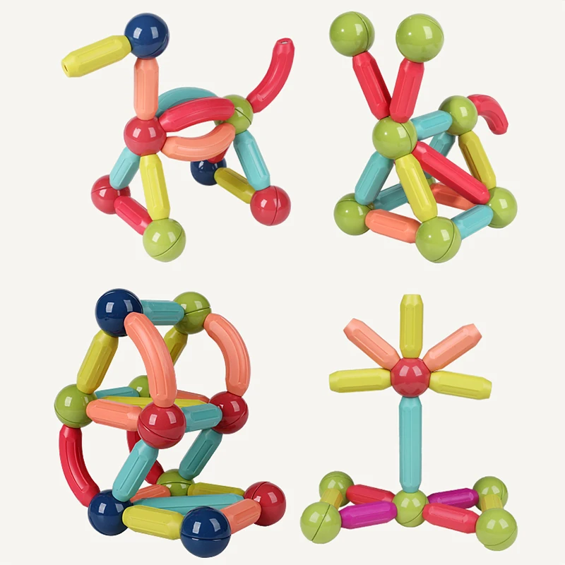 Constructor Block Designer Set Stick Rod Building