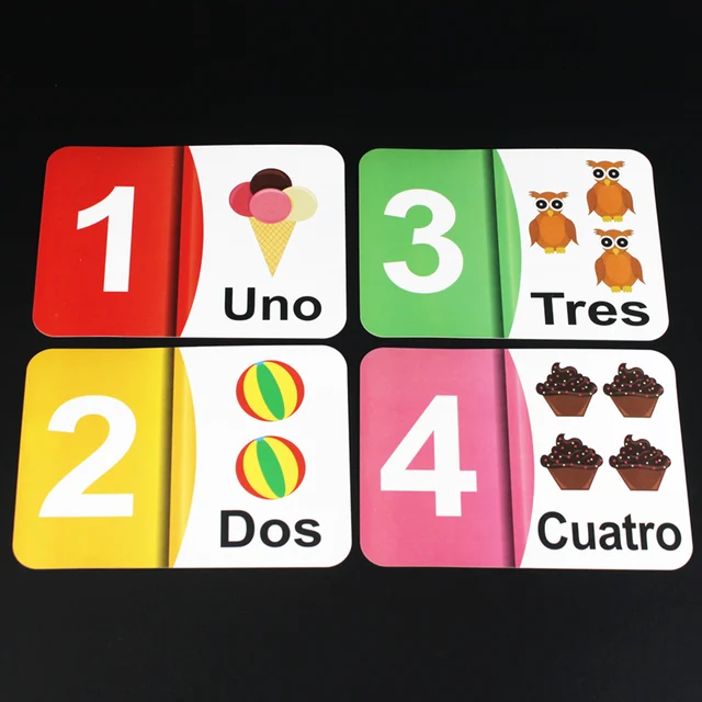 English & Spanish Flashcard Sets