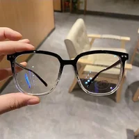 Monture lumineuse Anti bleu lunettes transparentes noir lunettes optiques femmes hommes lunettes carrées blocage lunettes Spectacle lunettes 6
