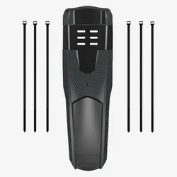 Enhanced Bicycle Mudguards - Durable Hard Shell Front & Rear Tire Protection for MTB, Road, and Fixie Bikes (YingKe1 black)