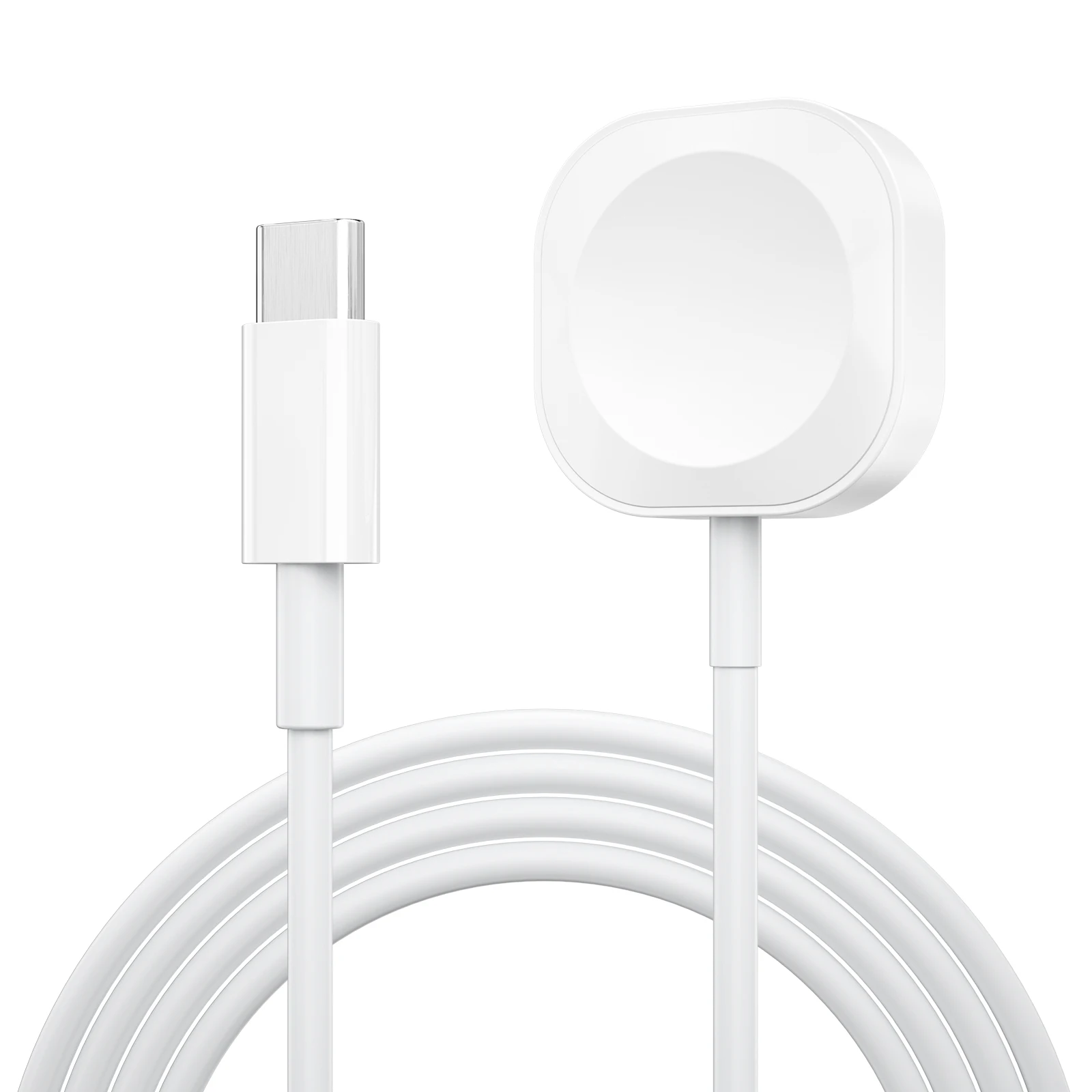 iWatch 8/7/6/5/SE 용 USB 유형 C 자기 무선 충전기 Apple Watch Series Ultra 용 USB C 휴대용 고속 충전 스테이션