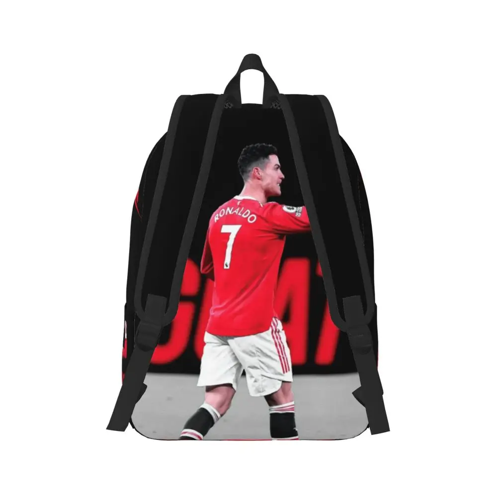 Sa0e6fd9f5f10441bb2d577f691658705S Mochila CR7 C-Cristiano Ronaldo GOAL'In moderna e moderna, mochila de estudante confortável e durável