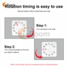 60 Minutes Kitchen Timer Count Square Cooking Up Alarm Sleep Temporizador Clock Mechanical Stopwatch Alarm Down Office Meeting 2