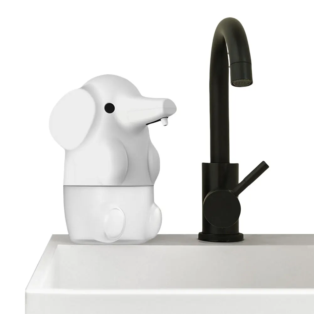 Cute Elephant Automatic Foaming Soap Dispenser Rechargeable Dish Soap Dispenser Electric Soap Dispenser for Kitchen Bathroom 4