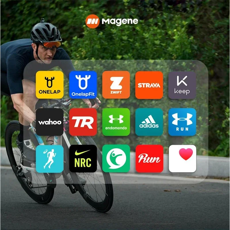 Magene H803 Heart Rate Monitor Arm Wrist Band Sensor Dual Mode Bluetooth ANT Heartbeat Tracker Armband Monitor Health Exercise 6