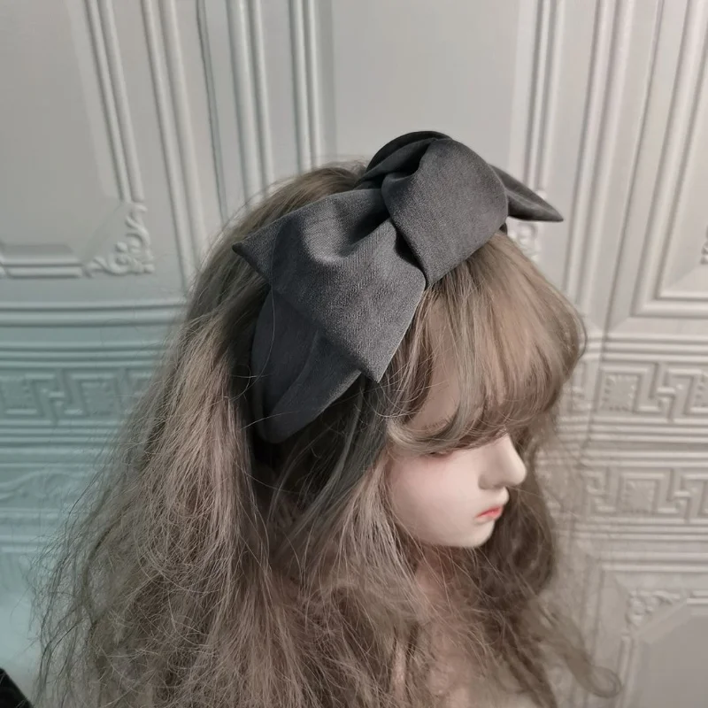 Vintage Wide-Brimmed Bow Hair Accessory Set