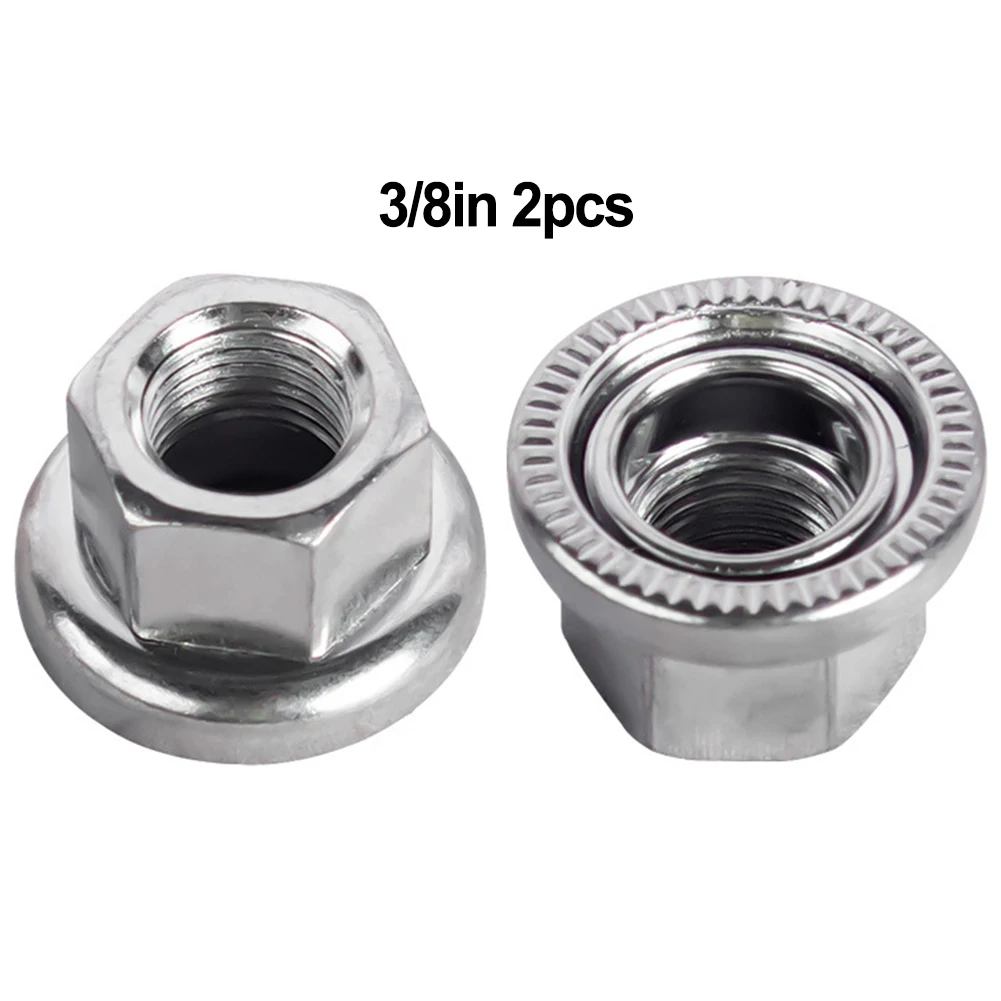 2PCS Bicycle Screw Nut M9 M10 3/8 For MTB Bikes Hubs Series Motors Hub Bicycle Parts