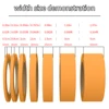 Strong Sticky Yellow Double Sided Cloth Base Tape Grid Transparent High Viscosity Waterproof Strong Fixing Carpet Traceless Wall 2