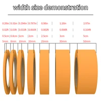 Strong Sticky Yellow Double Sided Cloth Base Tape Grid Transparent High Viscosity Waterproof Strong Fixing Carpet Traceless Wall 2