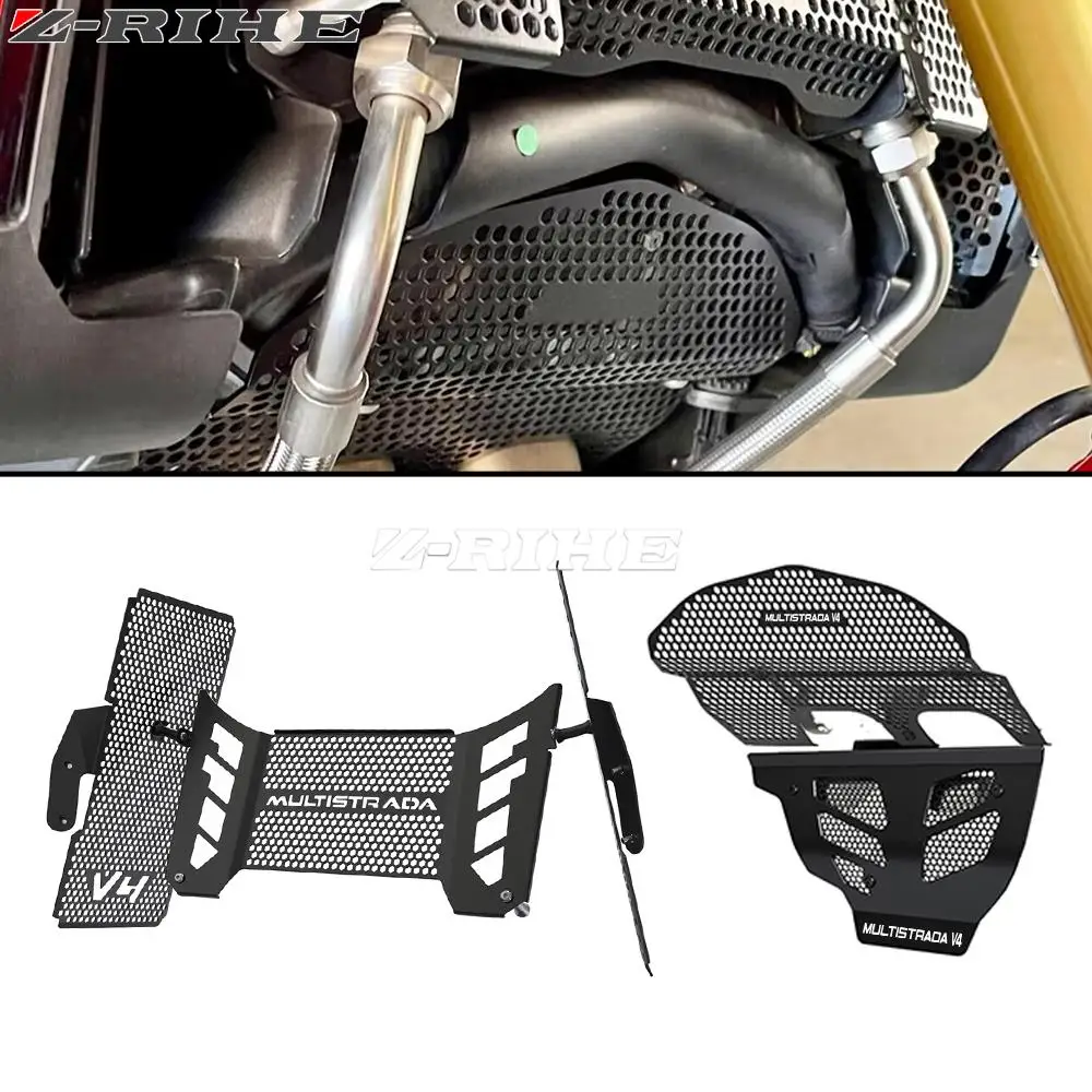 

Motorcycle Radiator Cylinder Head Engine Guard Protection Cover For Ducati Multistrada V4 Pikes Peak 2021 2022 V4 Rally 2023 24