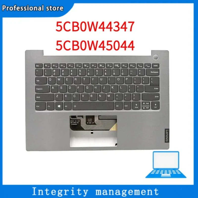 

New Original For Lenovo ThinkBook 14-IIL 14-IML Palmrest Upper Case with Backlit Keyboard 5CB0W44347 5CB0W45044