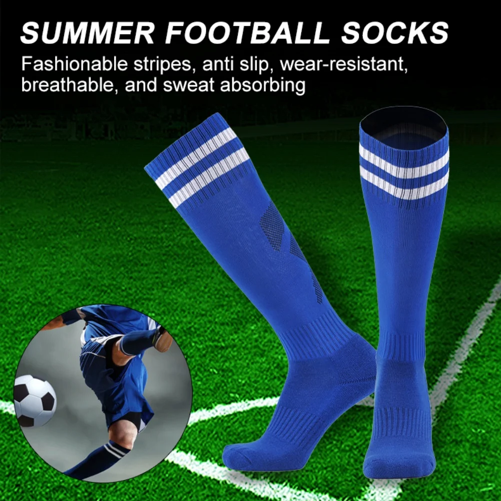 

Adults Children SFootball Socks Long Tube Knee Cotton Kids Legging Stockings Soccer Baseball Running Sport ocks